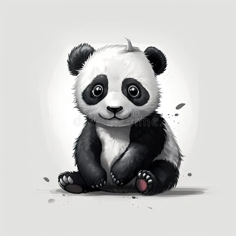 Cute panda baby cartoon style on Craiyon-saigonsouth.com.vn