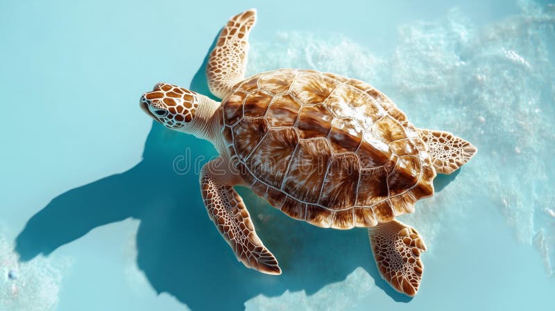 Minimalist 3D Rendering of a Beautiful Conch Shell stock illustration