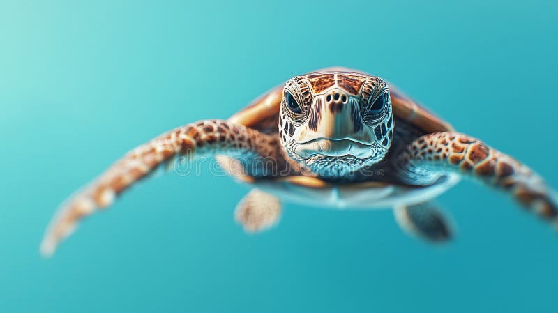 Minimalist 3D Rendering of a Beautiful Conch Shell stock illustration