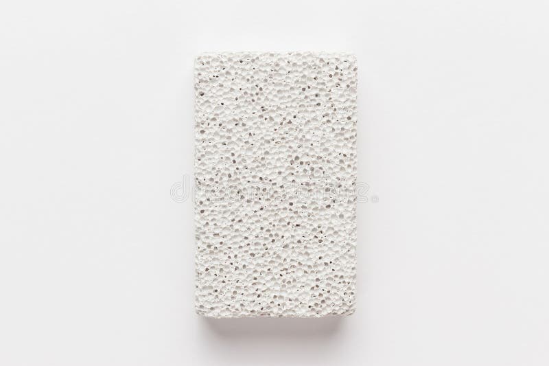 Pumice-stone on white background royalty free stock photography