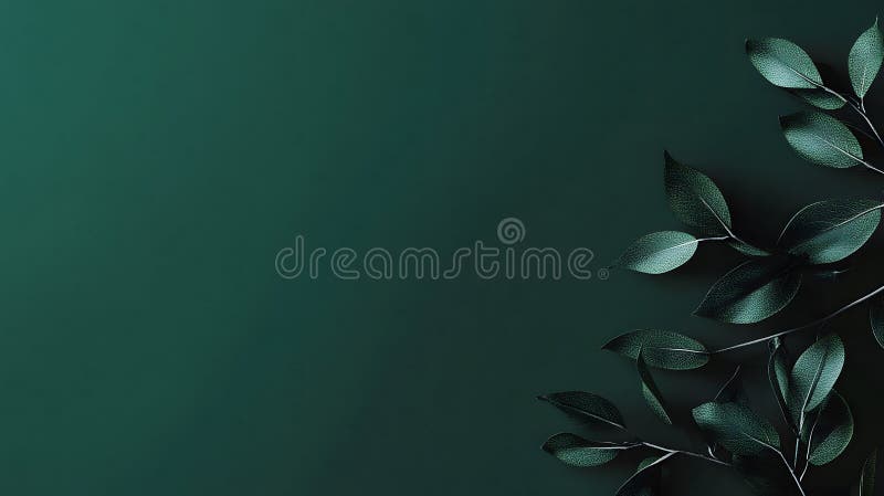 A minimalist full background wallpaper for a presentation with a green color palette and subtle textures vector illustration