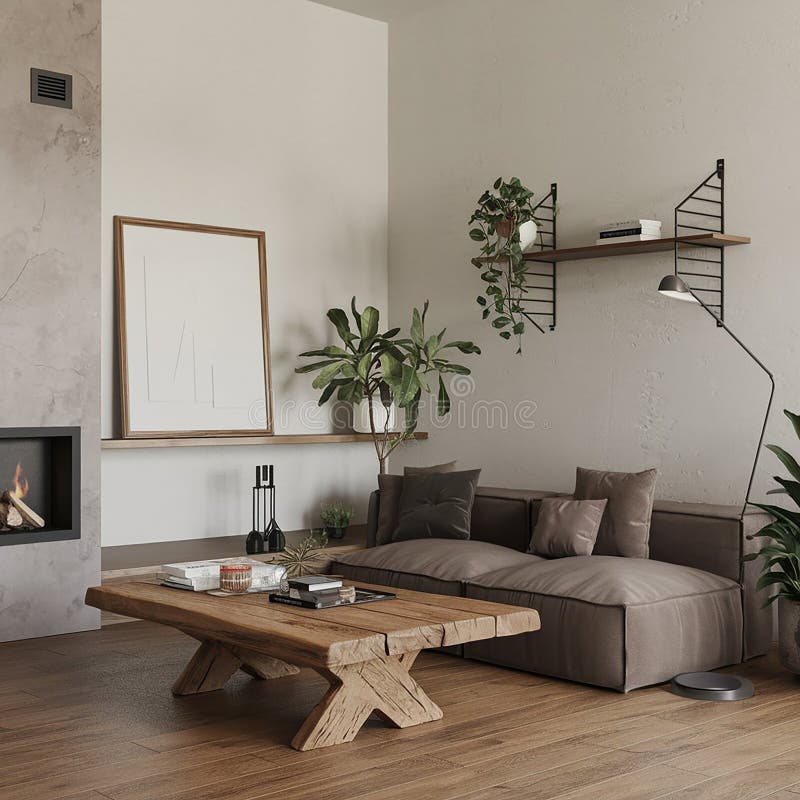 Simple Living Room Interior Design Photo Gallery - coohom.com - Minimalist Interior Design For Living Room With Tv