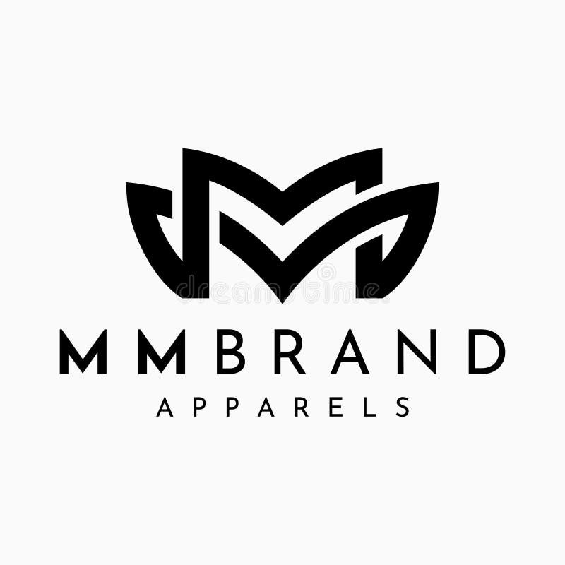 Initials Logo Design, MM