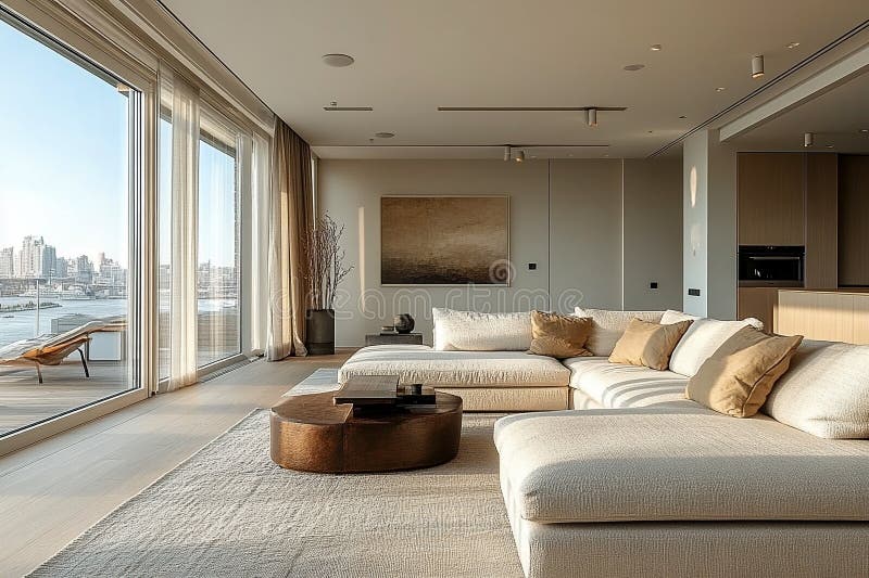 Beautiful view of Subtle Minimalism Living Room