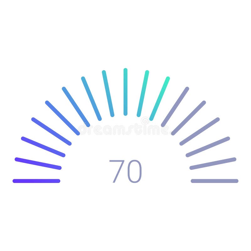 Minimalist loading bar showing seventy percent complete. Minimalist loading bar is showing seventy percent completion on white background