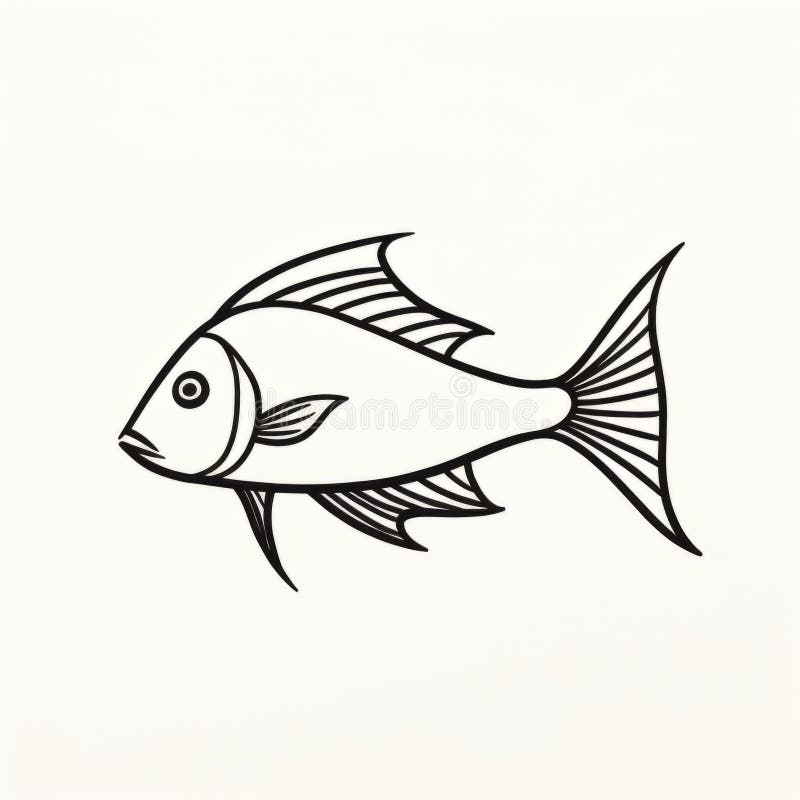 741 Fish Line Drawing Stock Photos - Free & Royalty-Free Stock Photos from  Dreamstime