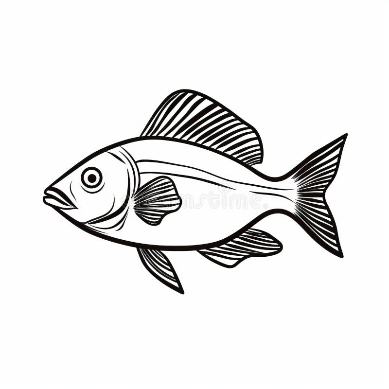 783 Fish Line Drawing Stock Photos - Free & Royalty-Free Stock