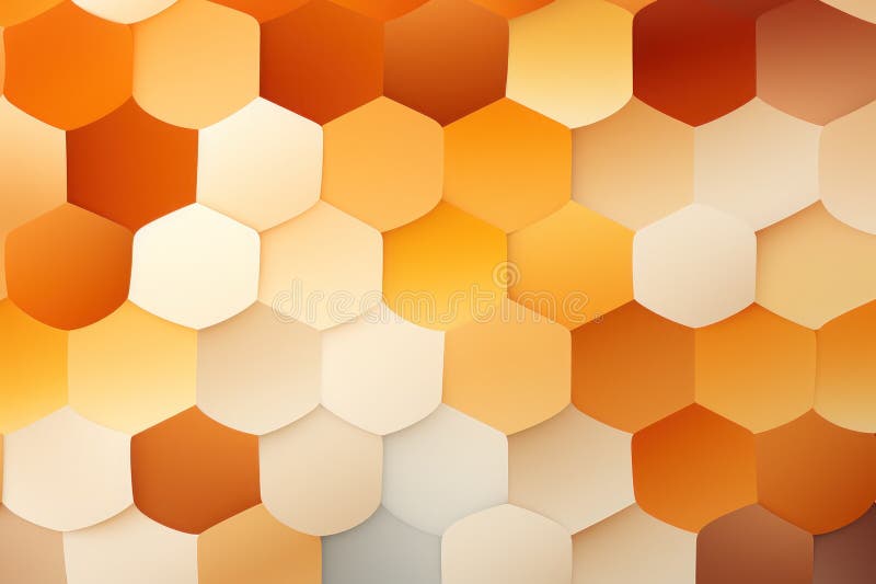 Minimalist orange pattern for desktop background, pastel colours. Generative AI stock illustration