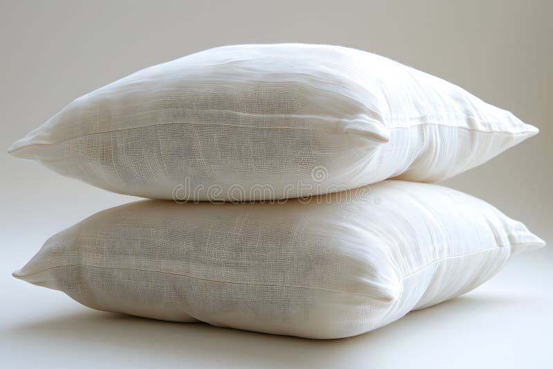 Minimalist Stack of Two Elegant White