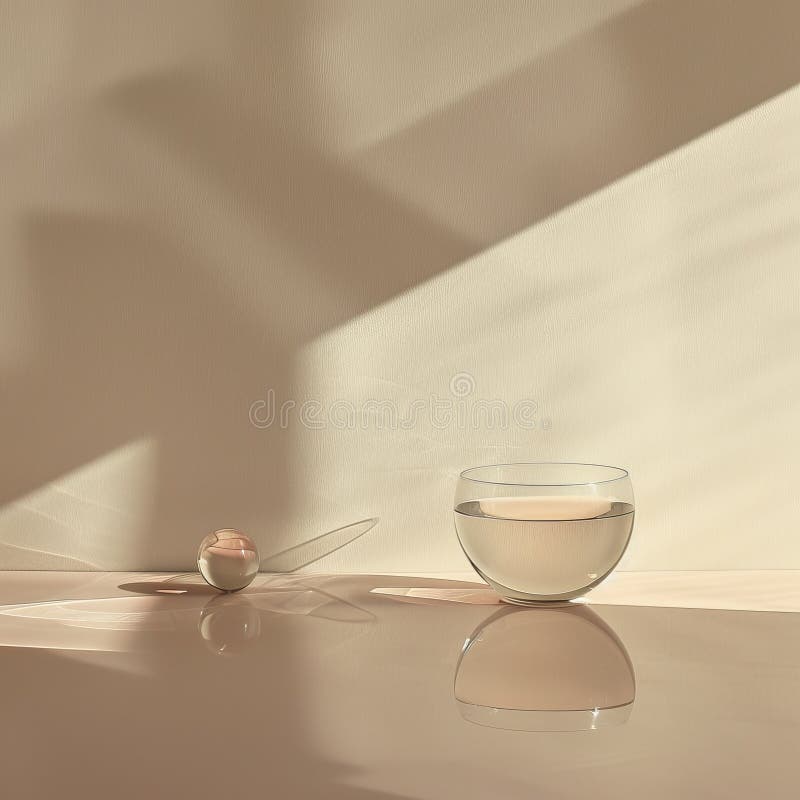 Viață minimalistă cu obiecte din sticlă și umbre moi. O viață minimalistă în care obiectele și umbrele lor sunt reflectate în culori neclare ușoare, creând efectul luminii și al imponderabilității. cod de activitate 16c41cef20cb4e9e82b509eea2d8251a Ai generat