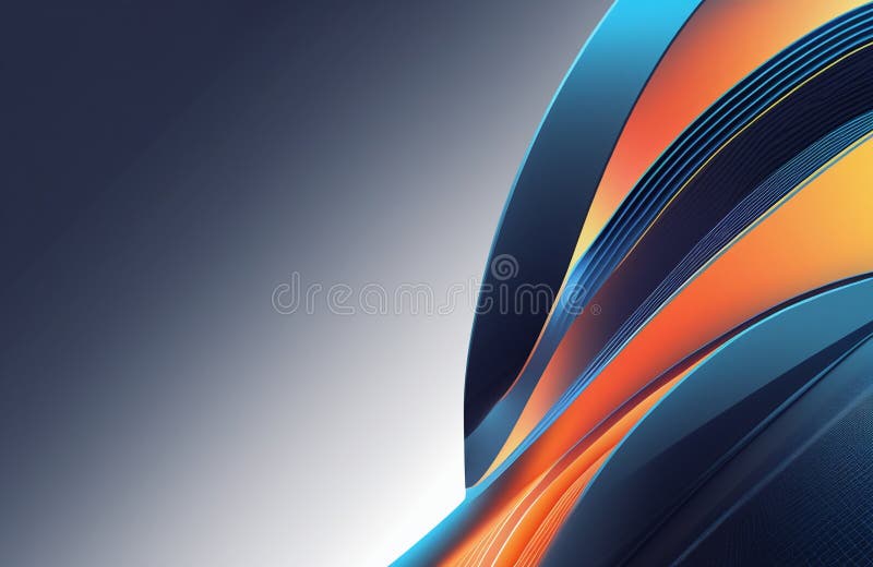 Minimalist tech background with smooth lines royalty free illustration