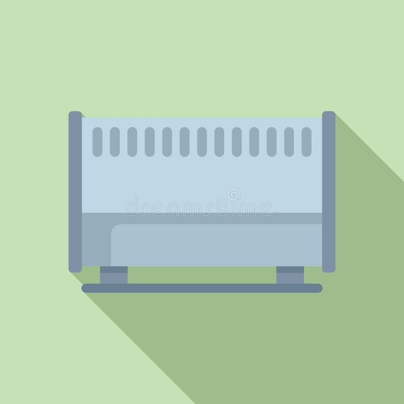 Minimalist vector illustration of a data server rack stock illustration