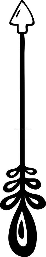 Minimalist vector illustration featuring a hand drawn arrow pointing upwards, conveying concepts of direction, progress, and vector illustration