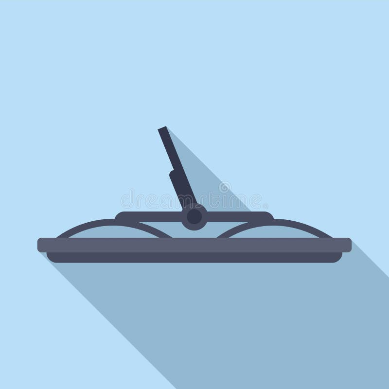 Minimalist vector of windshield wiper royalty free illustration