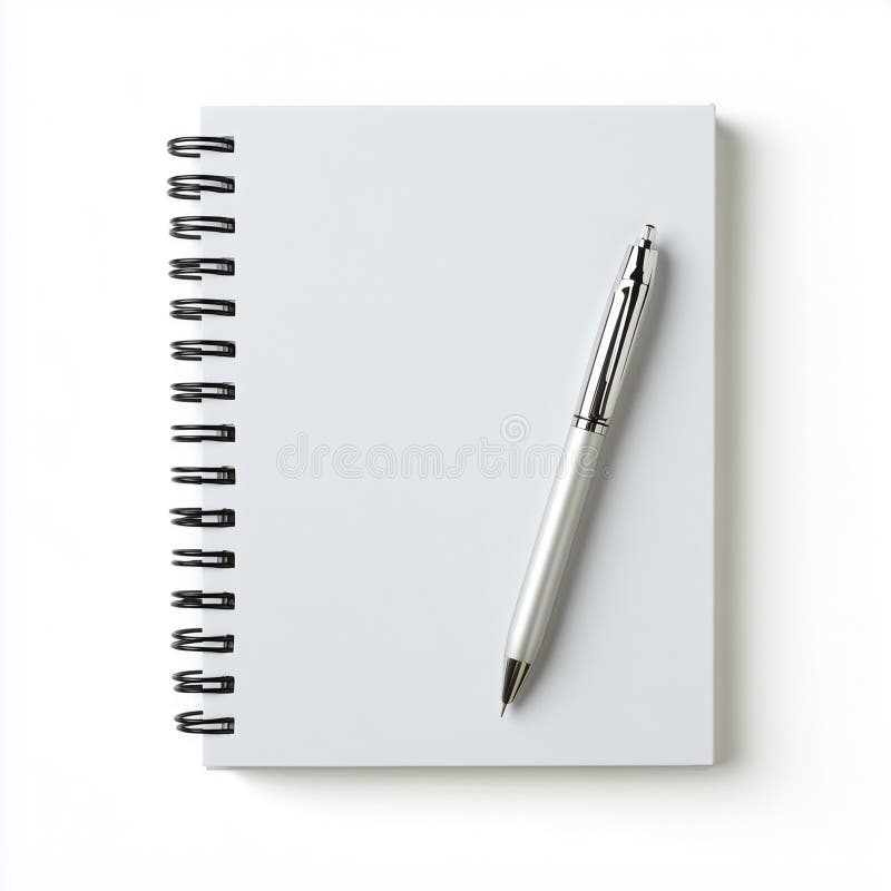 Minimalist White Notebook