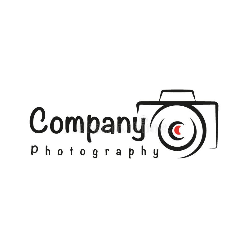 Minimalista semplice di logo di Photography Company royalty illustrazione gratis Minimalista semplice di logo di Photography Company royalty illustrazione gratis