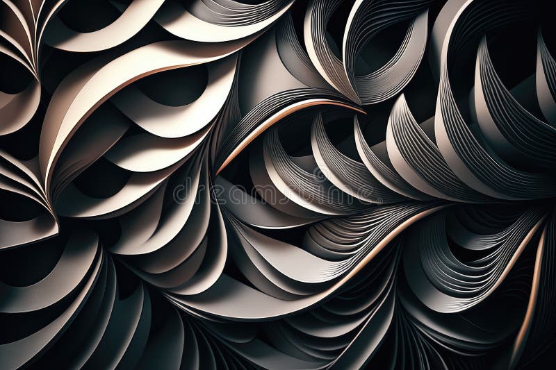 Minimalistic abstract art of monochromatic shapes with subtle texture, inspired by nature\'s organic patterns vector illustration