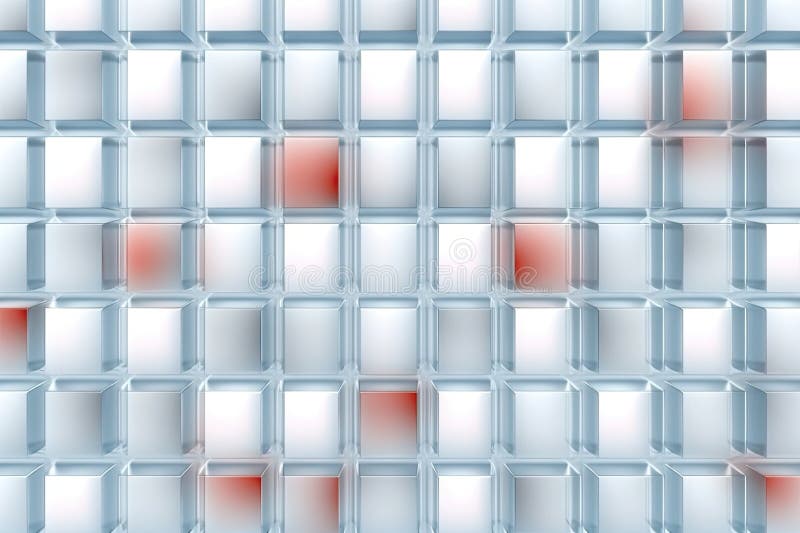 Minimalistic abstract background with a grid of squares, creating a sense of order and structure vector illustration