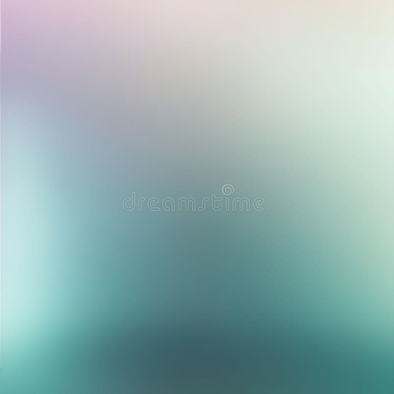 A minimalistic abstract graphic with a gradient transitioning from pale purple to light blue and mint green The design stock photo