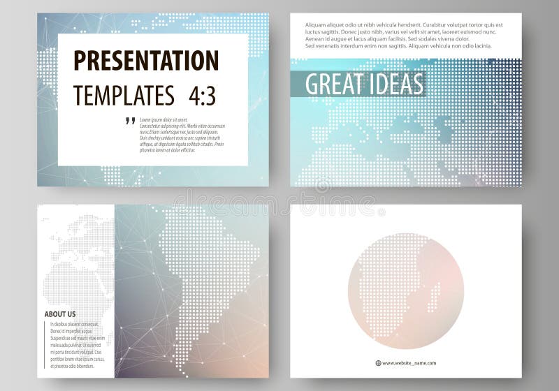 The minimalistic abstract vector illustration of the editable layout of the presentation slides design business royalty free illustration