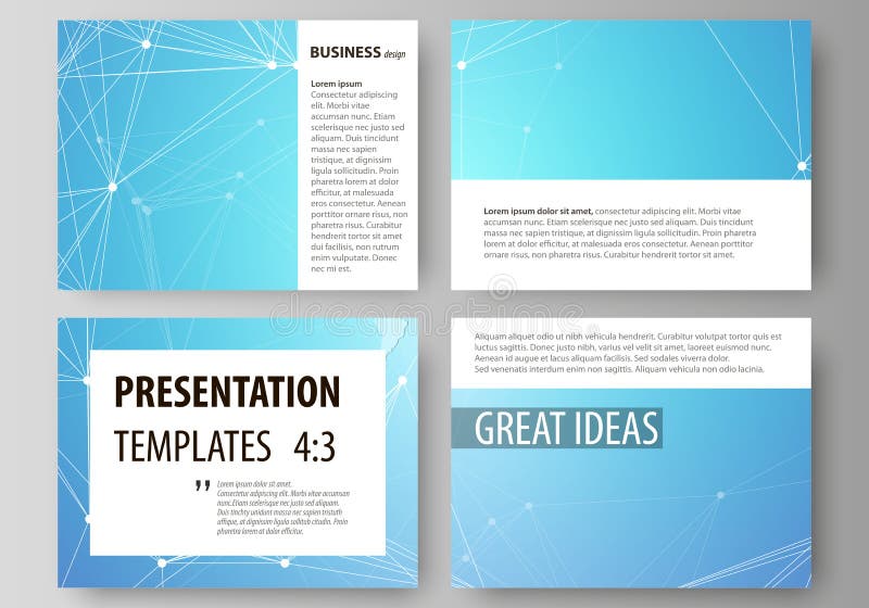 The minimalistic abstract vector illustration of the editable layout of the presentation slides design business stock illustration