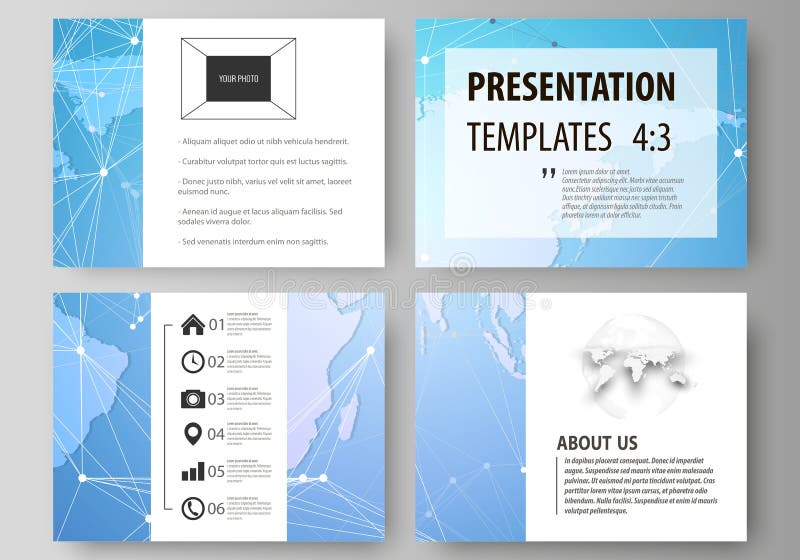 The minimalistic abstract vector illustration of the editable layout of the presentation slides design business royalty free illustration