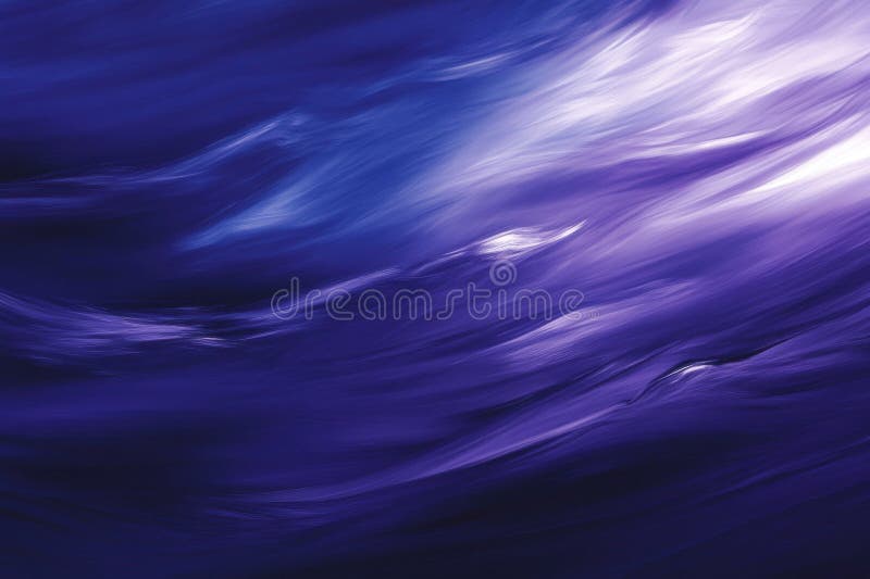 Minimalistic abstraction. Geometry abstract wavy background. Dark deep blue purple colors royalty free illustration