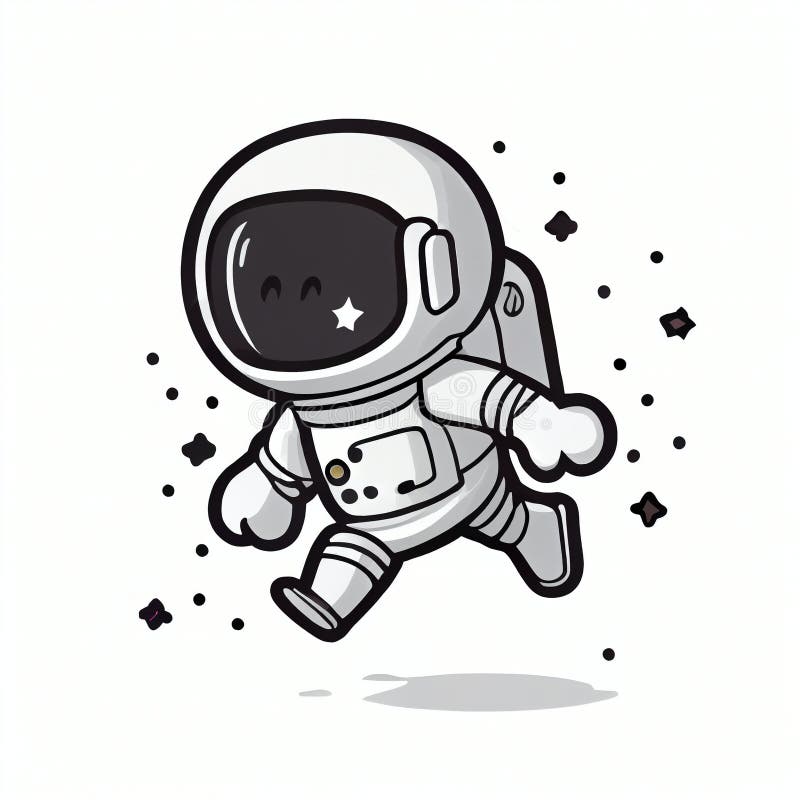 I Need My Space - A Drawing Of An Astronaut Holding A Camera - HEBSTREITS