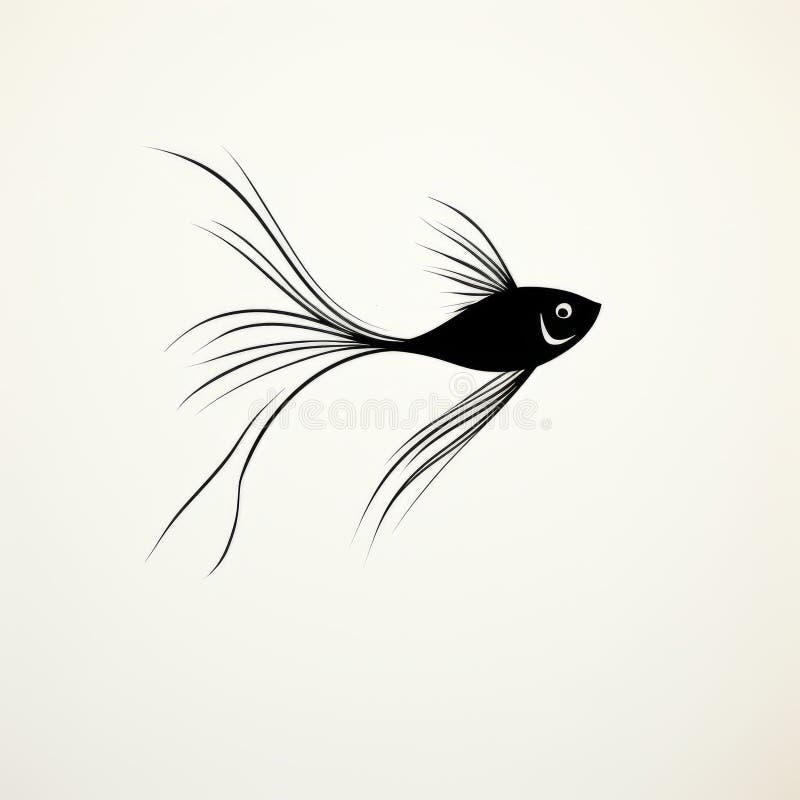 732 Fish Line Drawing Stock Photos - Free & Royalty-Free Stock