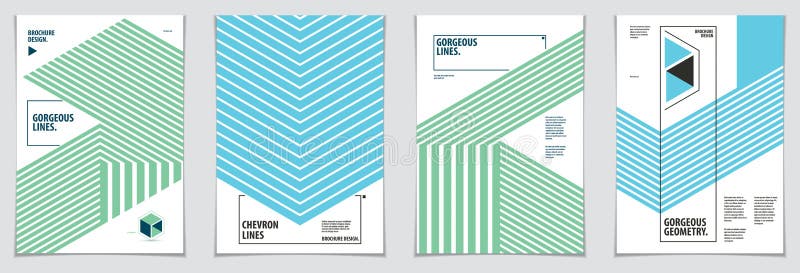 Minimalistic cover brochure designs. Vector geometric patterns abstract backgrounds set. Layouts for Covers, Placards, Posters, royalty free illustration Minimalistic cover brochure designs. Vector geometric patterns abstract backgrounds set. Layouts for Covers, Placards, Posters, royalty free illustration