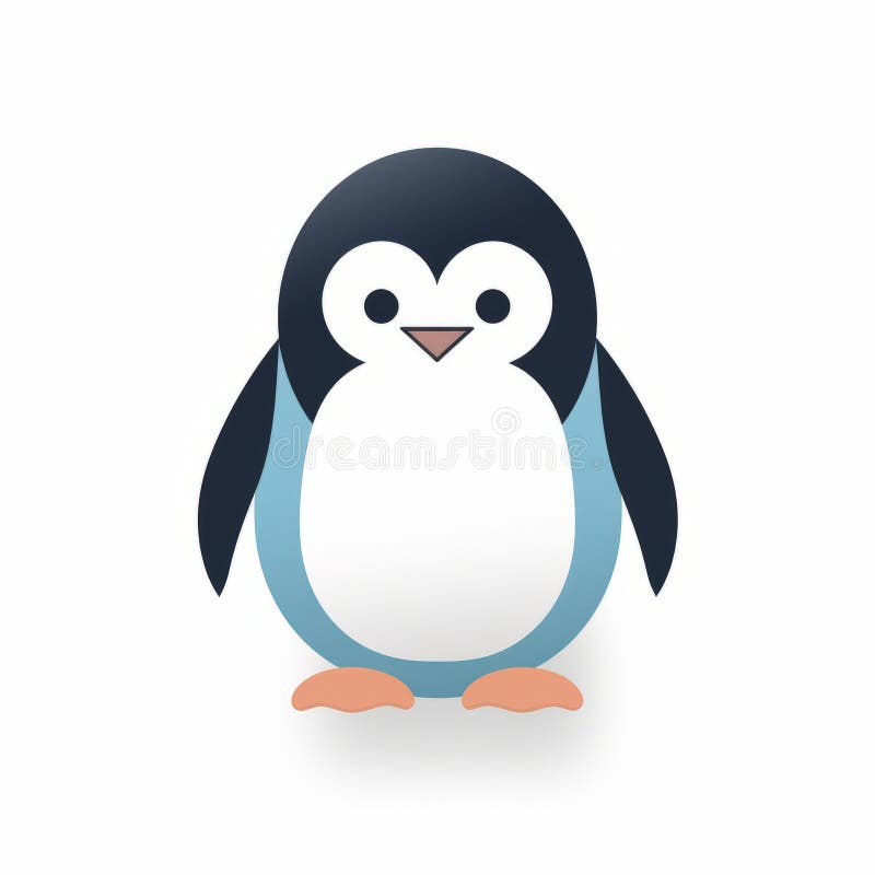 In The Style Of Animated Gifs Vector, A Lineal Icon Depicting Cute