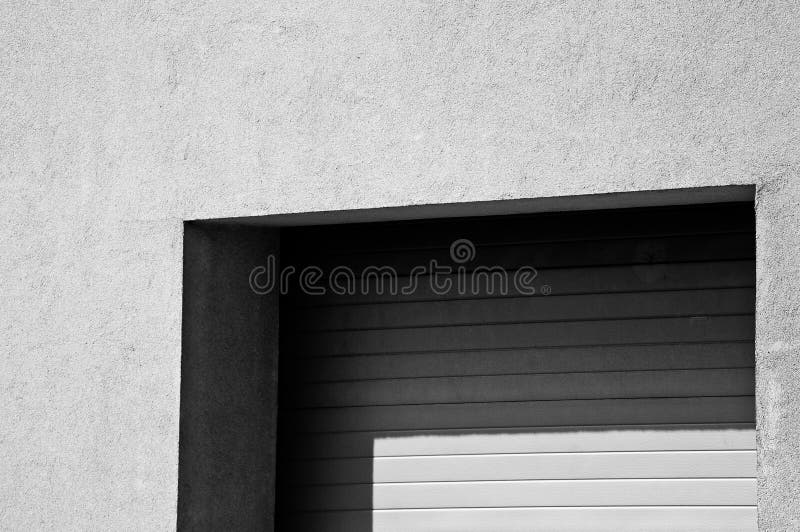 Minimalistic garage doors, stock photo. Image of detail 24368844