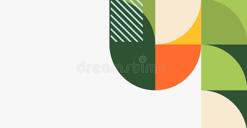 Minimalistic geometric background abstract banner summer time heading for a website editable image illustration libre de droits