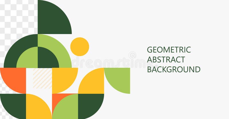 Minimalistic geometric background abstract banner summer time heading for a website editable image illustration libre de droits