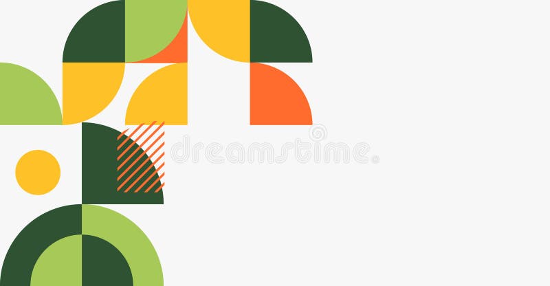 Minimalistic geometric background abstract banner summer time heading for a website editable image illustration de vecteur