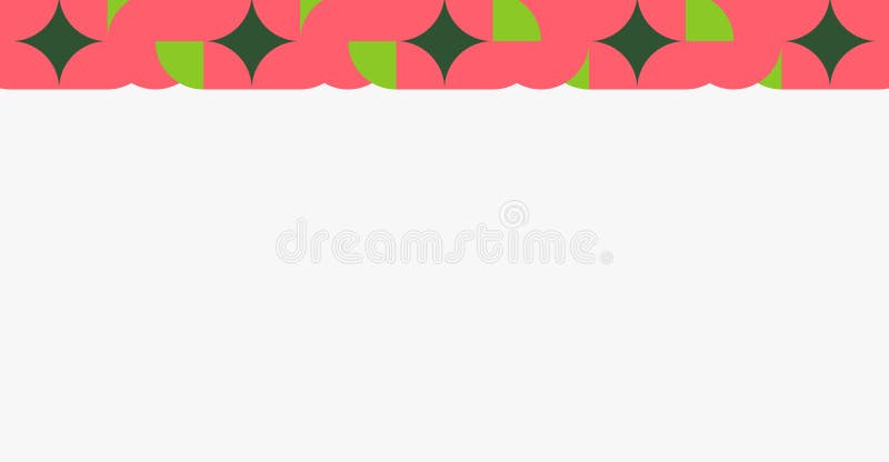 Minimalistic geometric background abstract banner summer time heading for a website editable image vector graphics for design illustration stock