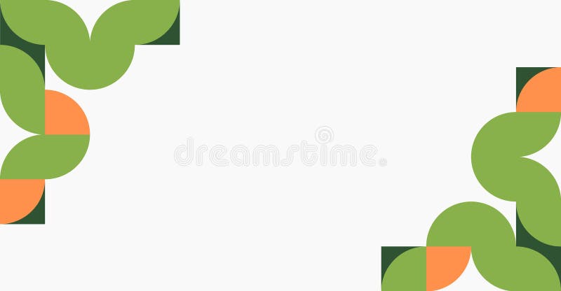 Minimalistic geometric background abstract banner summer time heading for a website editable image vector graphics for design illustration libre de droits