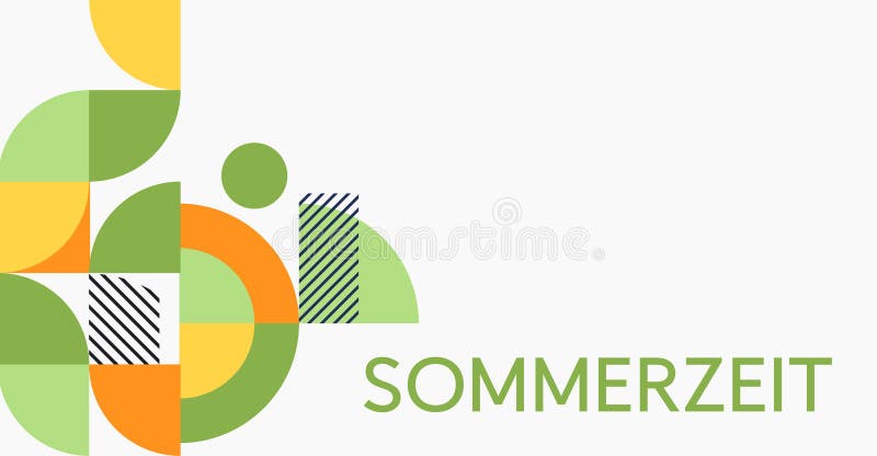 Minimalistic geometric background abstract banner summer time heading for a website editable image vector graphics minimalistic illustration de vecteur