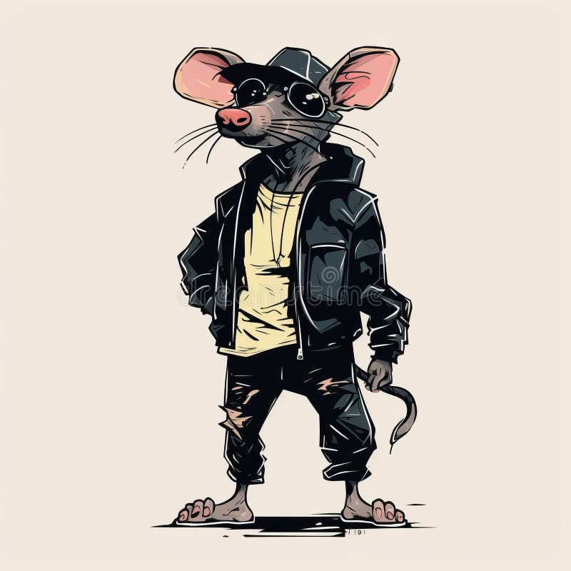 Lab Ratz Experiment 2 - Cartoon Rat - Sticker