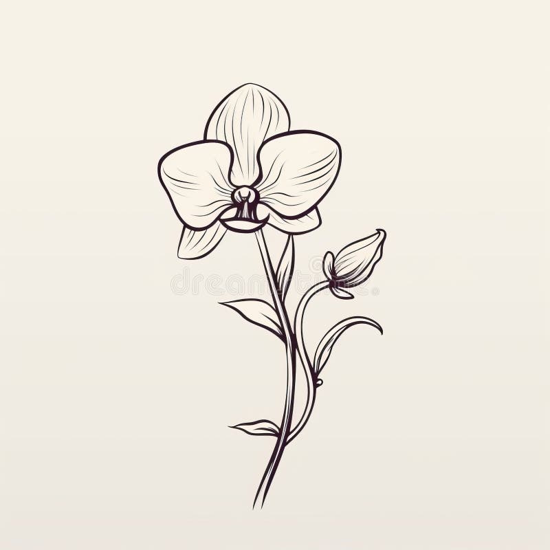 Orchid Flower Tattoo  Tattooed Now 