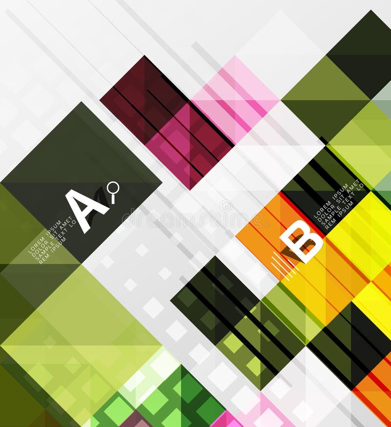 abstract shapes square