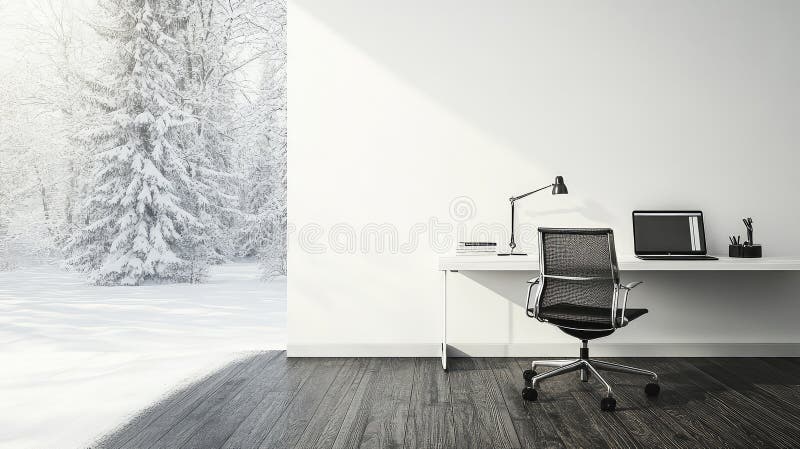 Minimalistischer weißer Hintergrund mit Boden vektor abbildung