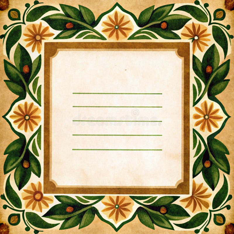 Minimalistisk kantutformning med papperstext vektor illustrationer