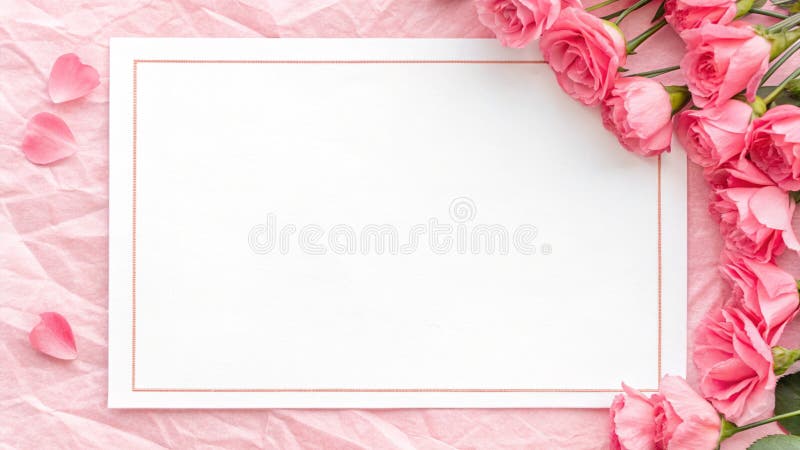 Minimalistisk kantutformning med papperstext och sockerbetspalett vektor illustrationer