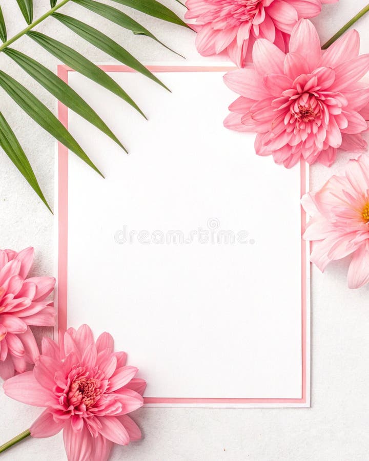 Minimalistisk kantutformning med papperstext och sockerbetspalett royaltyfri illustrationer