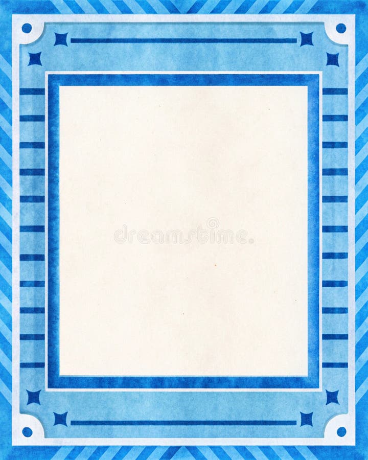 Minimalistisk kantutformning med papperstextur och azure sky palette stock illustrationer