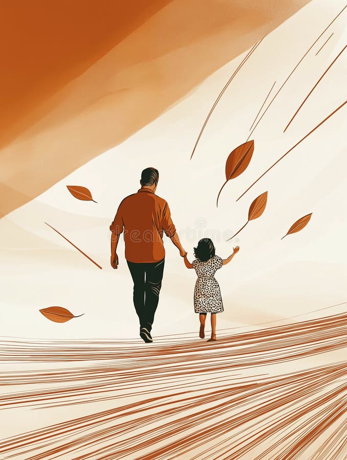 Minimalistyczna ilustracja obraz stock