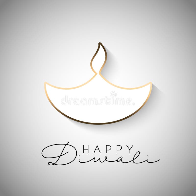 Minimilistic Diwali Background