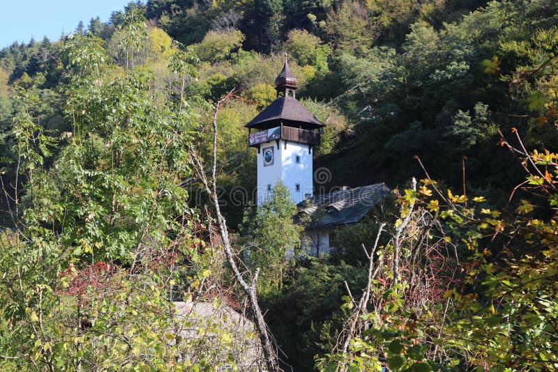 Mining clapper Banicka Klopacka in Banska Hodrusa village, Slovakia