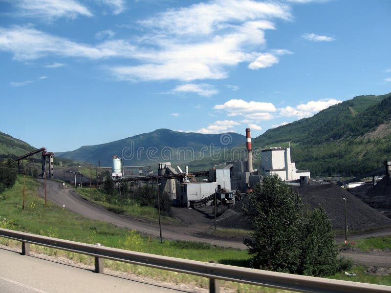 Mining coal in colorado stock image. Image of blue, extracting 37942399